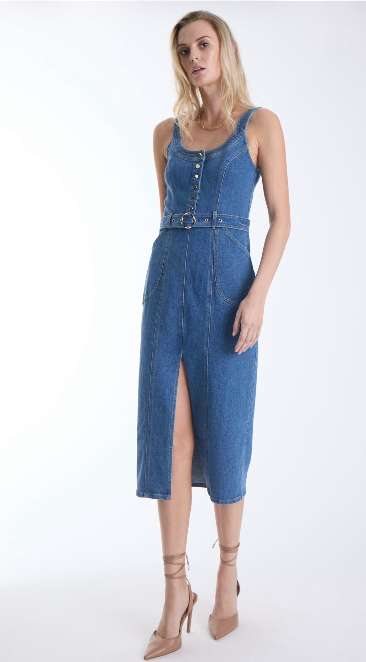 River Denim Dress