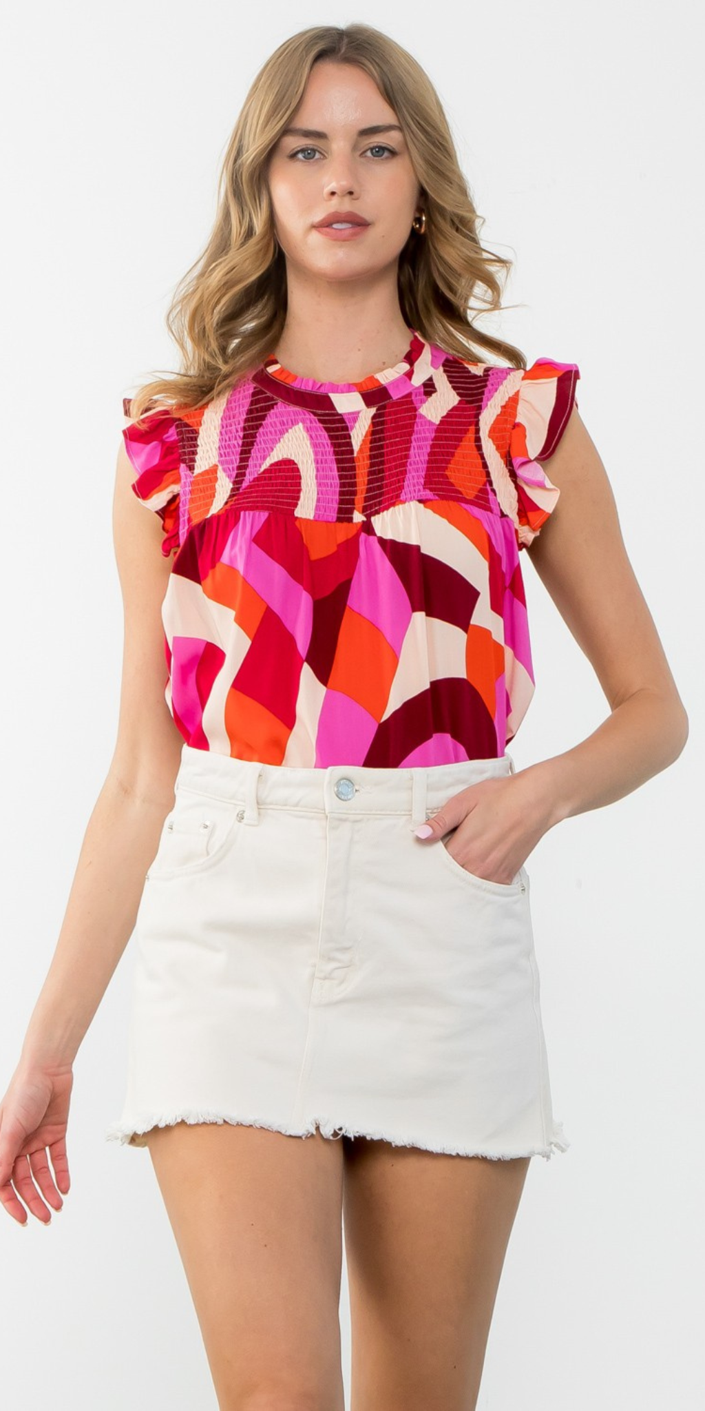 Smocked top