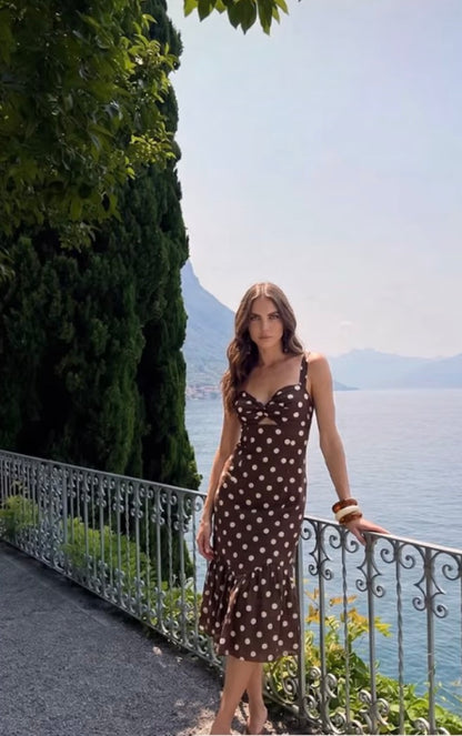 Vega Polka dot dress